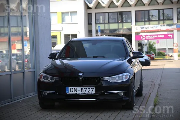 BMW 316 2012, 2.0D dīzelis, Manuāls, Sedans, Melns — Latvijā