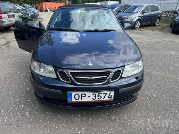 Ievests Saab 9-3 Cabrio 2.0iTurbo, pa Latviju nav braukts. 129 KW, 175zs. Se