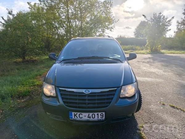 Chrysler Grand Voyager 2006, 2.5D dīzelis, Manuāls, Furgons, Zils — Latvijā