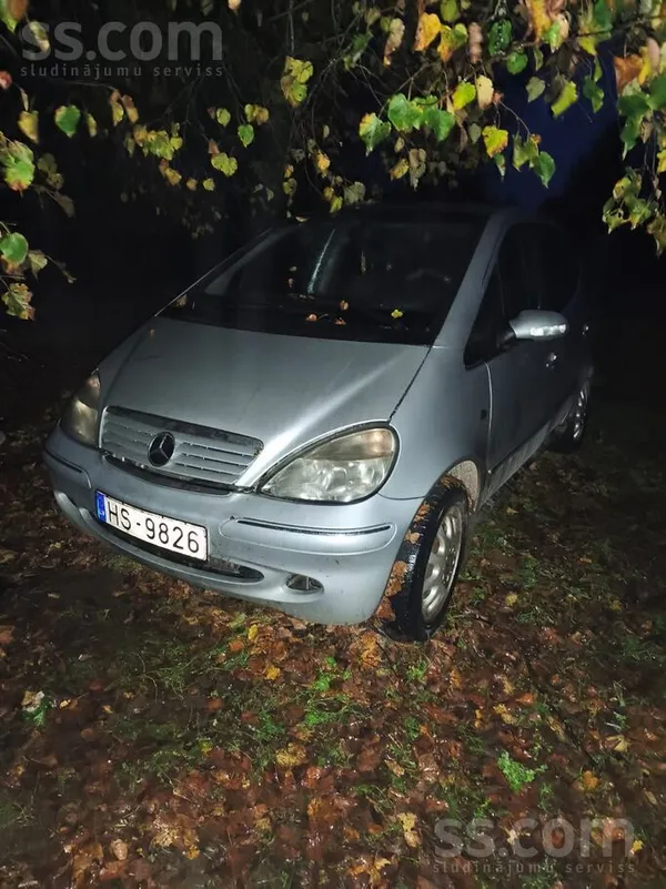 Mercedes A170 2003, 1.7D dīzelis, Manuāls, Hečbeks, Pelēks — Latvijā