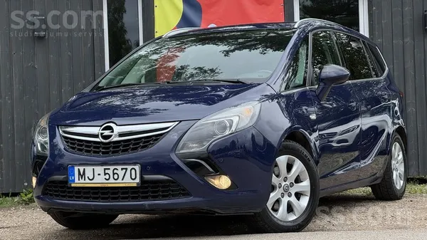 Opel Zafira 2014, 1.4 gāze, Manuāls, Furgons, Zils — Latvijā