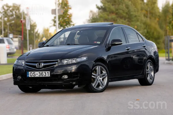 Honda Accord 2007, 2.2D dīzelis, Manuāls, Sedans, Melns — Latvijā