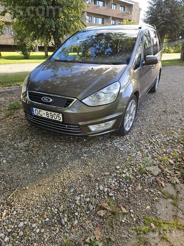 Ford Galaxy 2010, 2.0D dīzelis, Automāts, Furgons, Zaļš — Latvijā