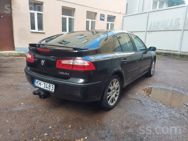 Renault Laguna 2003, 1.8 benzīns, Manuāls, Hečbeks, Melns — Latvijā