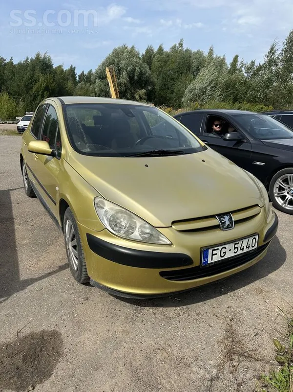 Peugeot Pardodu Peugeot 307 benzins. Ruc, brauc, bremze, a