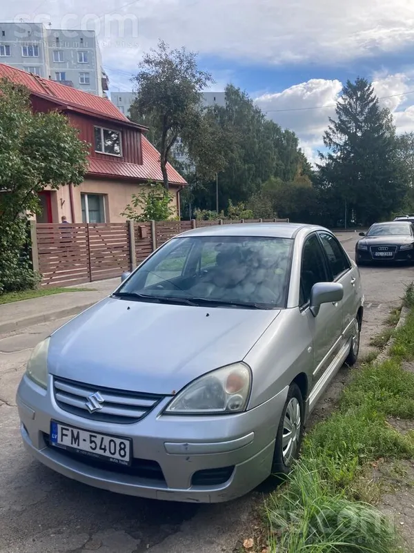 Suzuki Liana 2005, 1.6 benzīns, Manuāls, Sedans, Sudrabs — Latvijā