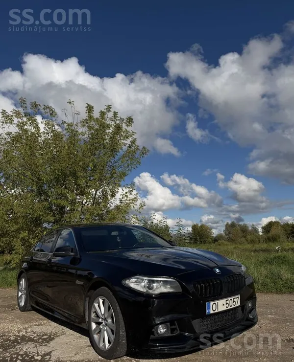 BMW 518 2015, 2.0D dīzelis, Automāts, Sedans, Melns — Latvijā
