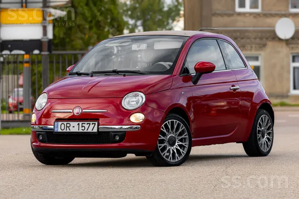 Fiat Fiat 500 Cabrio / 1.4 Benzīns / Manuālis / Perfekt