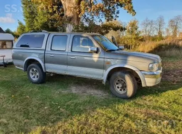 Ford Ranger 2003, 2.5D dīzelis, Manuāls, Pikaps, Pelēks — Latvijā