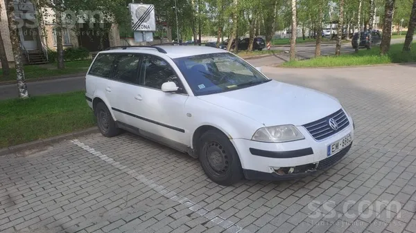 Volkswagen Passat (B5) 2002, 1.9D dīzelis, Automāts, Universāls, Balts — Latvijā